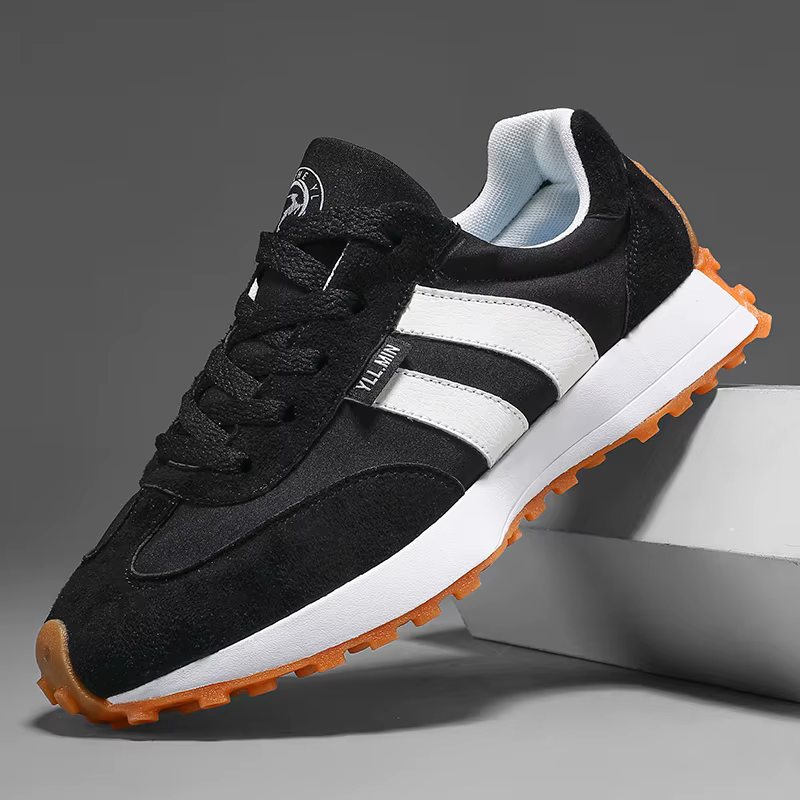 Nouvelles Chaussures Décontractées 2026 Printemps-Automne Respirantes Confortables Baskets Vintage Mode à Lacets Antidérapantes pour l'Extérieur
