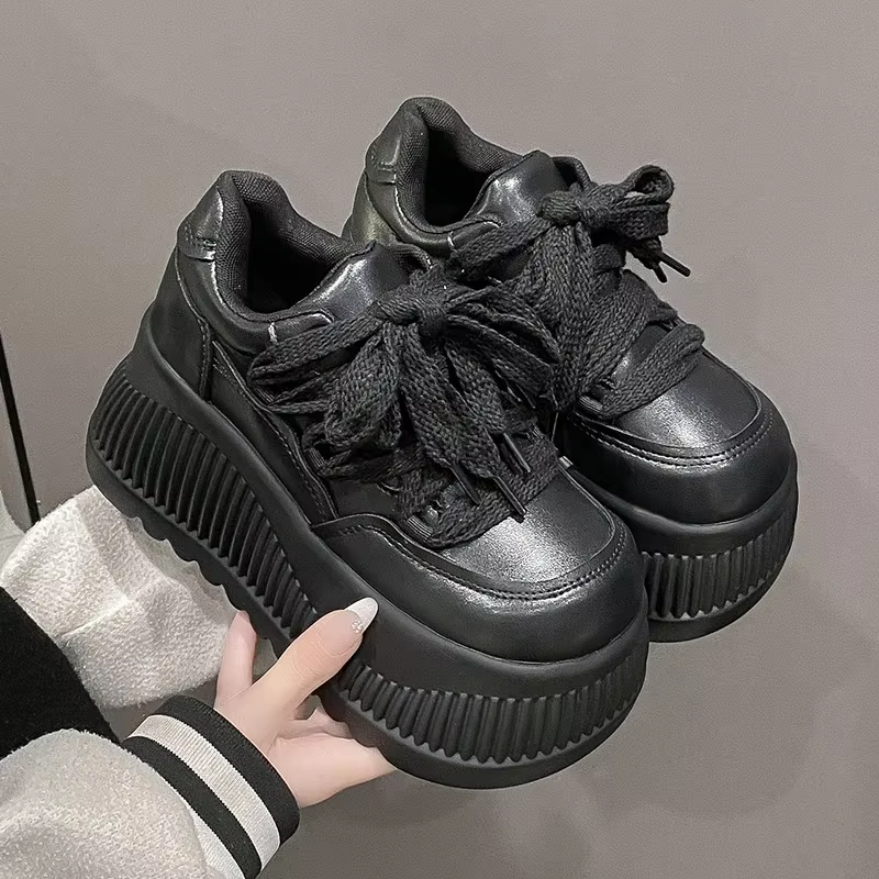 Baskets décontractées à plateforme de 9 cm pour femmes