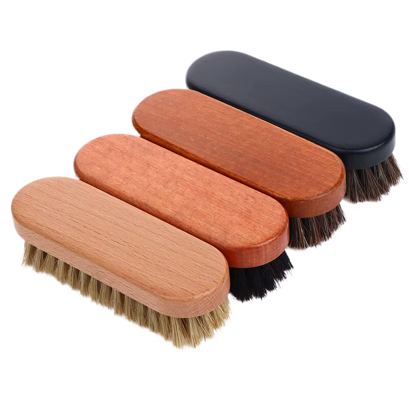 Brosse de Polissage et d'Entretien des Chaussures en Cuir