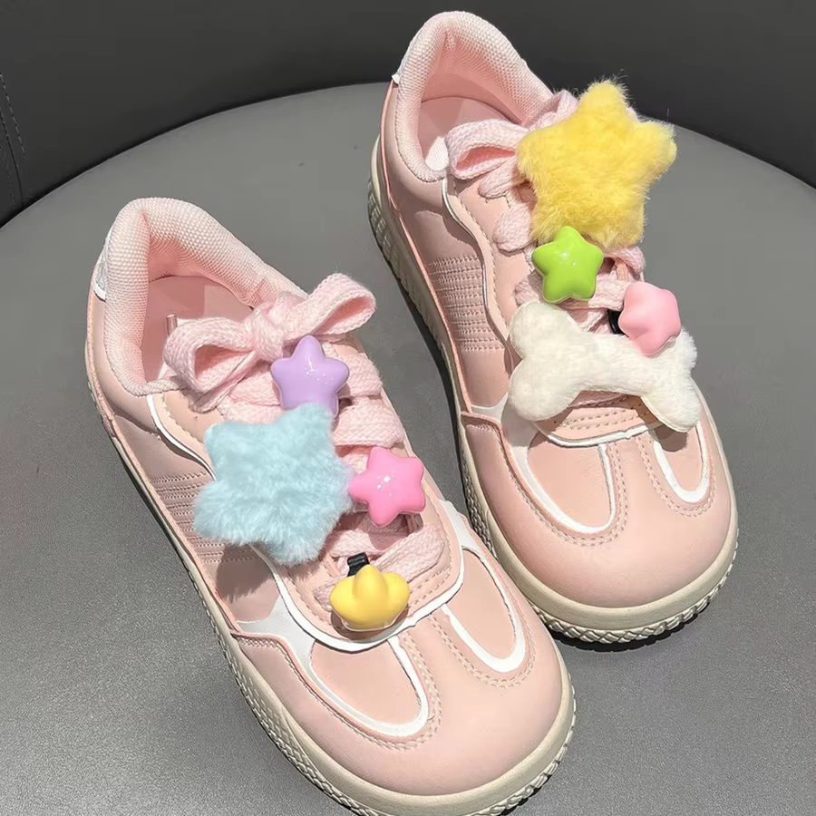 Peluche étoile chaussure boucle ornements personnalité mignon os moelleux