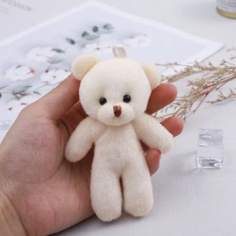 (BF06) 10/12 Pièces Mini Ours en Peluche Mignons de Dessin Animé, Poupées Jouets, Accessoires DIY pour Cadeaux d'Anniversaire, de Mariage, de Fête et Cadeaux pour Filles