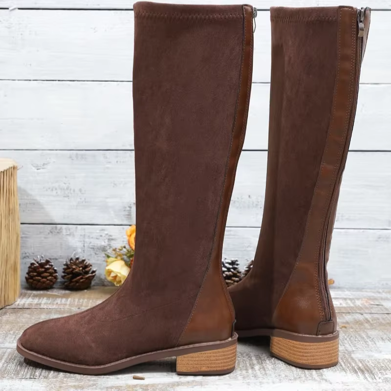 Bottes longues au genou pour femmes