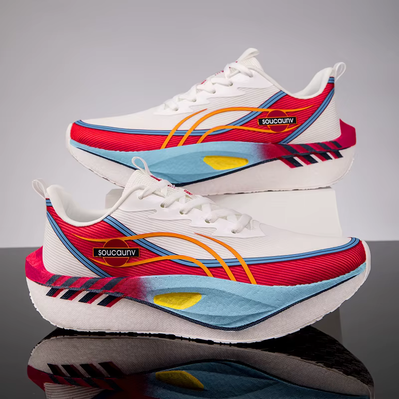 Chaussures de course avec plaque en carbone