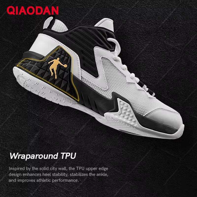QIAODAN MOLI 1.0 chaussures de basket-ball pour hommes 2025 maille anti-dérapant absorbant les chocs vêtements respirants résistant baskets QXA013251111R