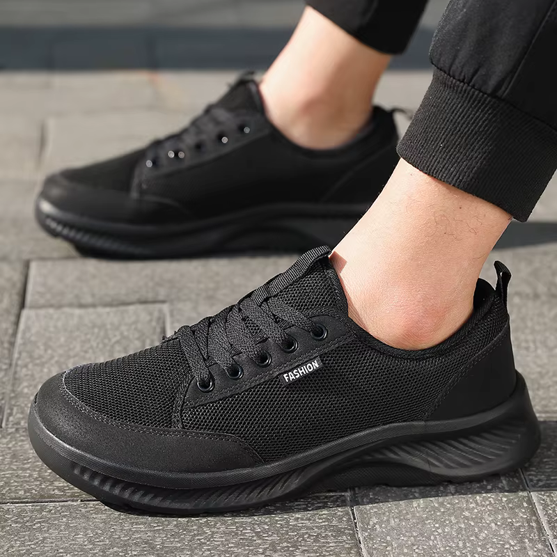 Chaussures minimalistes à bout large pour hommes