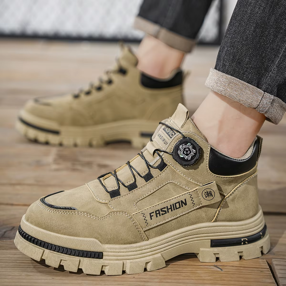 Chaussures basses de sport à plateforme pour hommes