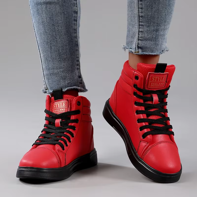 Baskets montantes en toile pour hommes