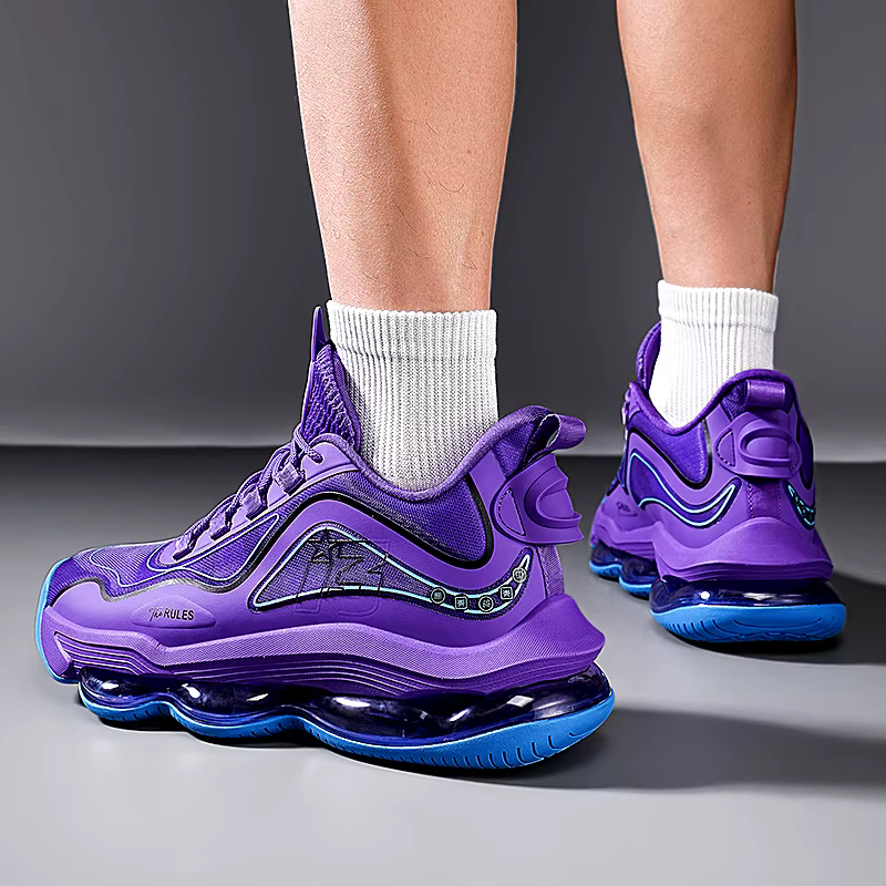 Chaussures de basket-ball pour hommes, respirantes, amortissantes, antidérapantes, résistantes à l'usure, chaussures de course, d'entraînement en salle de sport, baskets de basket-ball athlétiques pou