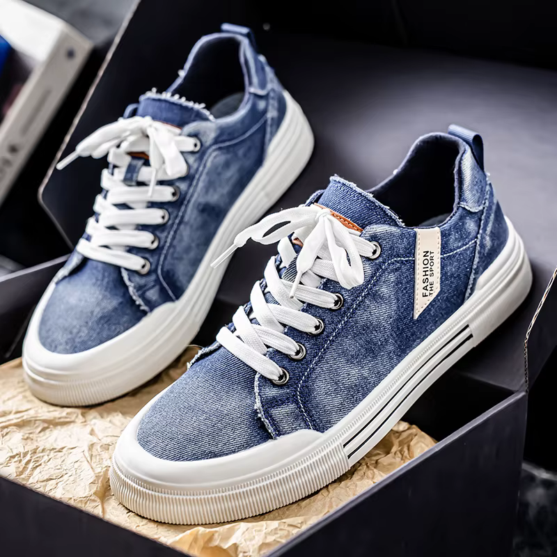 Chaussures en toile, chaussures de sport décontractées pour hommes