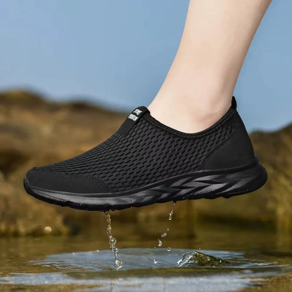 2025 nouvelles chaussures hommes mocassins léger marche respirant été