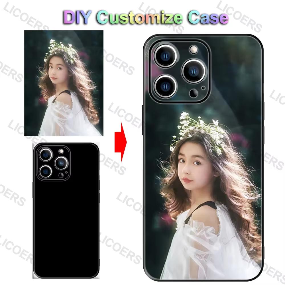 Coque personnalisée pour iPhone 17 Air 16 17e 16e 15 14 13 12 11 Pro Max Mini XR Plus – Housse antichoc en silicone souple mat avec photo personnalisable