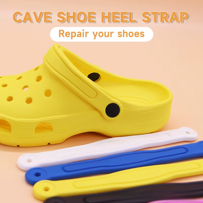CrossEVA trou trou chaussure talon sangle avec lacets EVA mousse chaussure lacets bricolage talon sangle pour chaussures de sport chaussures décontractées pantoufles