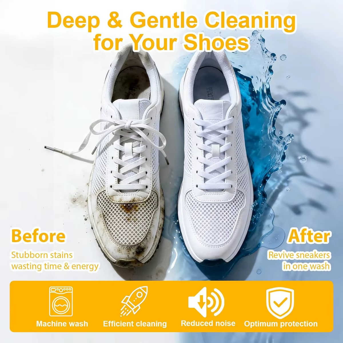 Sac de lavage protecteur pour chaussures
