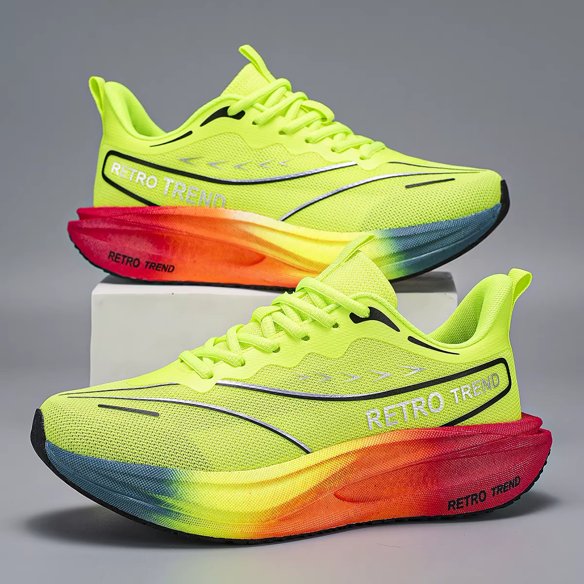 Chaussures de course Marathon avec plaque carbone