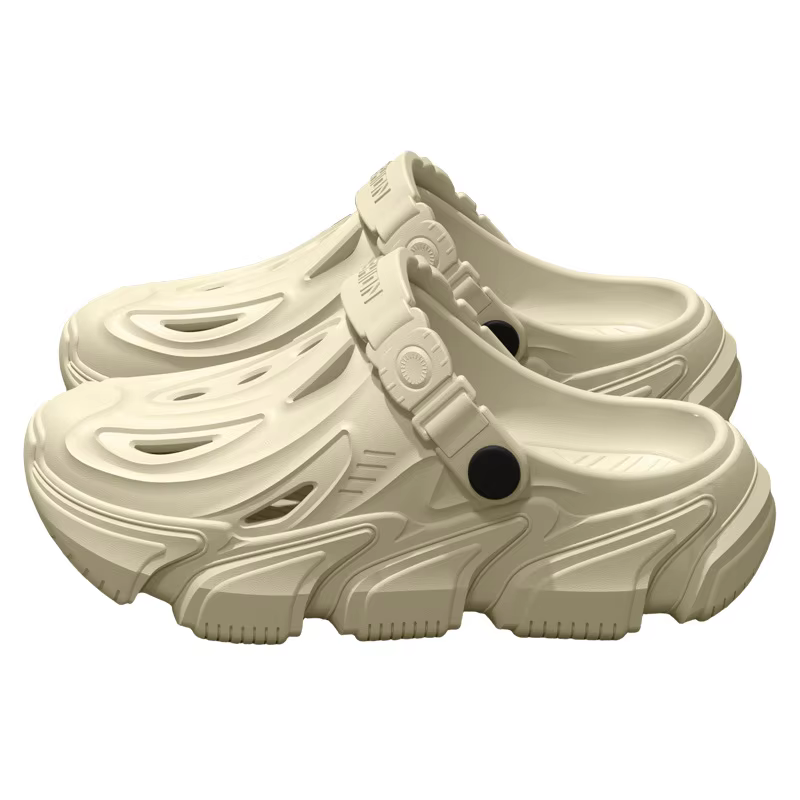 Chaussures perforées à semelle épaisse pour hommes