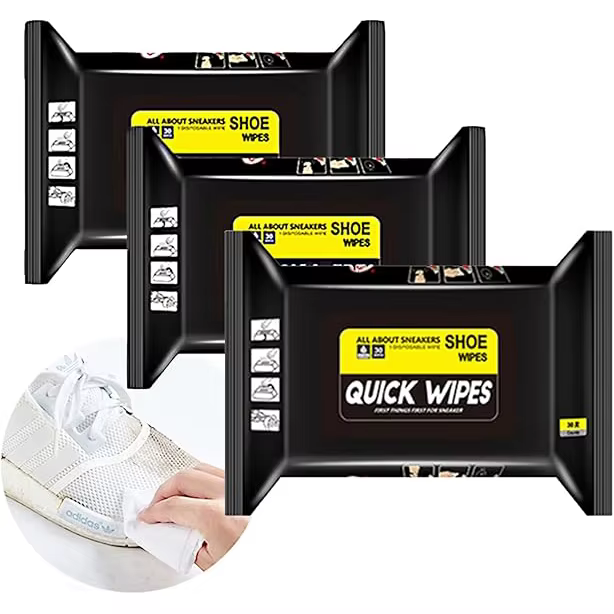 12-80 pièces chaussure Sneaker nettoyant lingettes rapides chaussures jetables