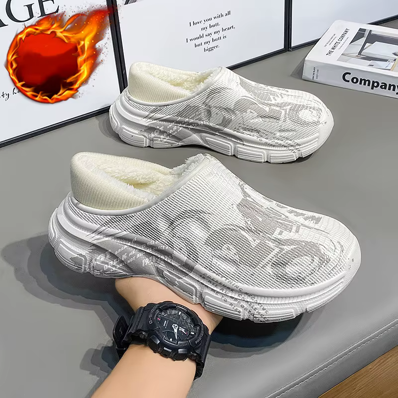 Pantoufles en coton pour hommes