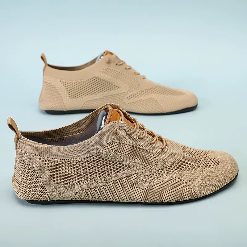Chaussures Plates en Maille pour Homme