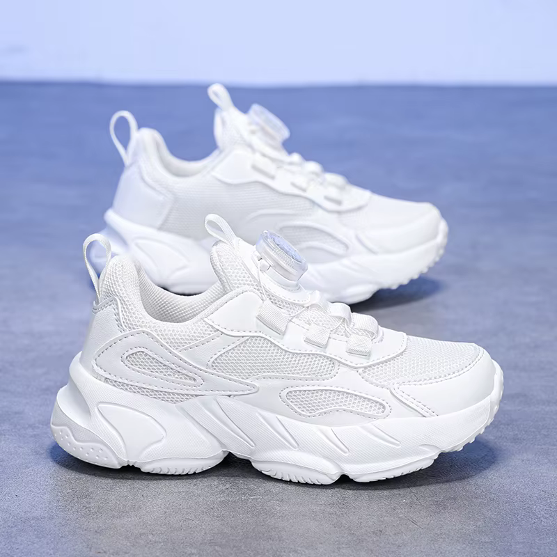 Baskets blanches pour filles