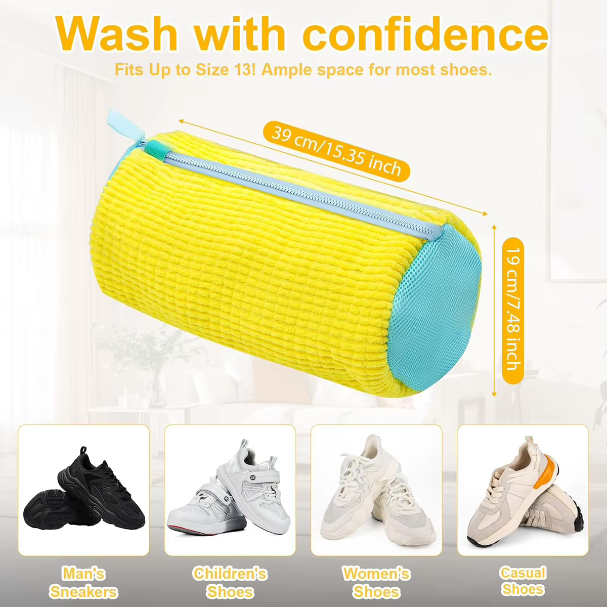 Sac de lavage pour baskets et chaussures