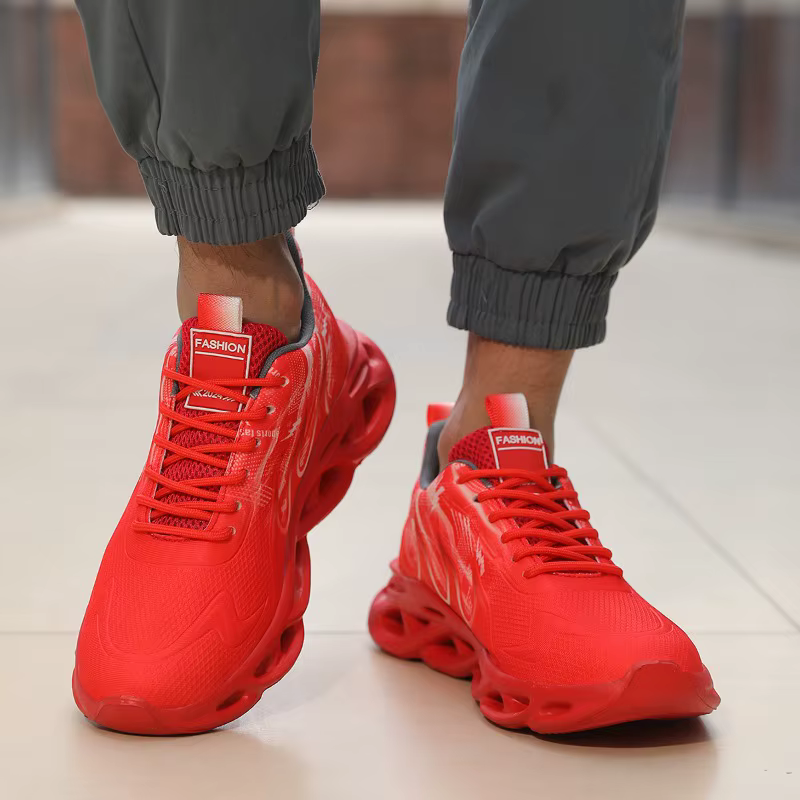 YRZL chaussures de course pour hommes baskets légères en maille respirante