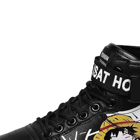 Chaussures de sport montantes Luffy One Piece pour étudiants
