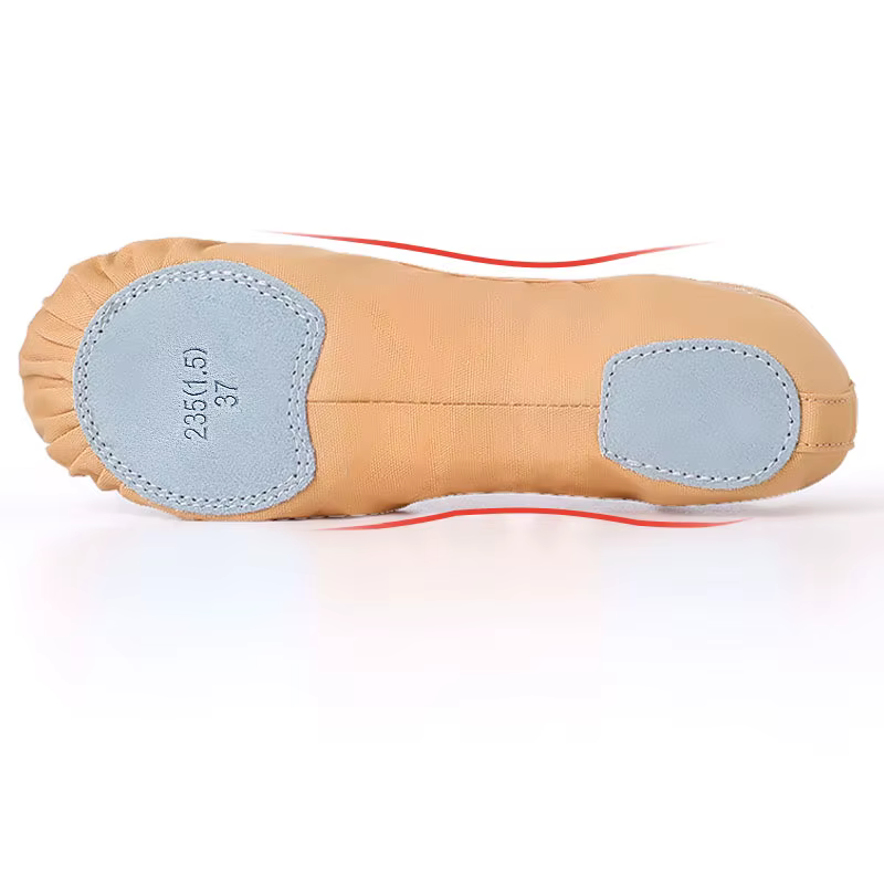 Chaussures de Ballet en toile pour filles et femmes