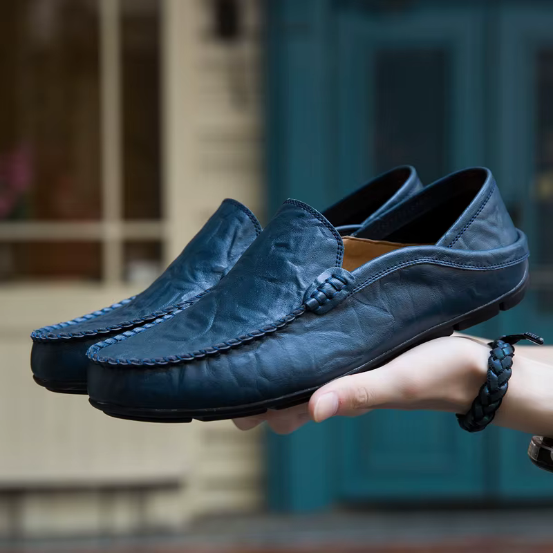 Hommes chaussures décontracté en cuir véritable