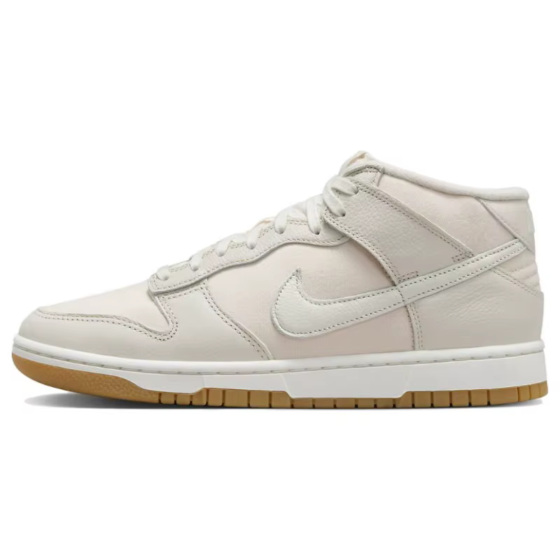 Nike Dunk Cream Canvas Fashion Classic Trendy Outfit Baskets mi-hautes légères