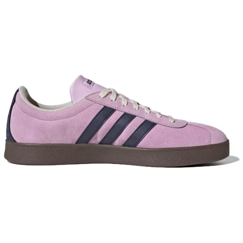 Adidas VL Court 2.0 Chaussures de sport rétro unisexes à bout en T violettes