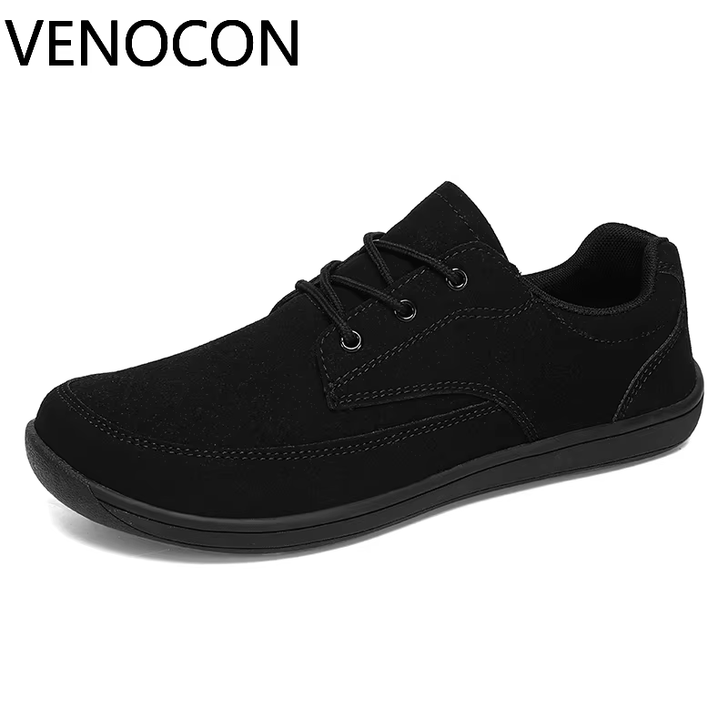 VENOCON pieds nus hommes baskets avec bout large nez