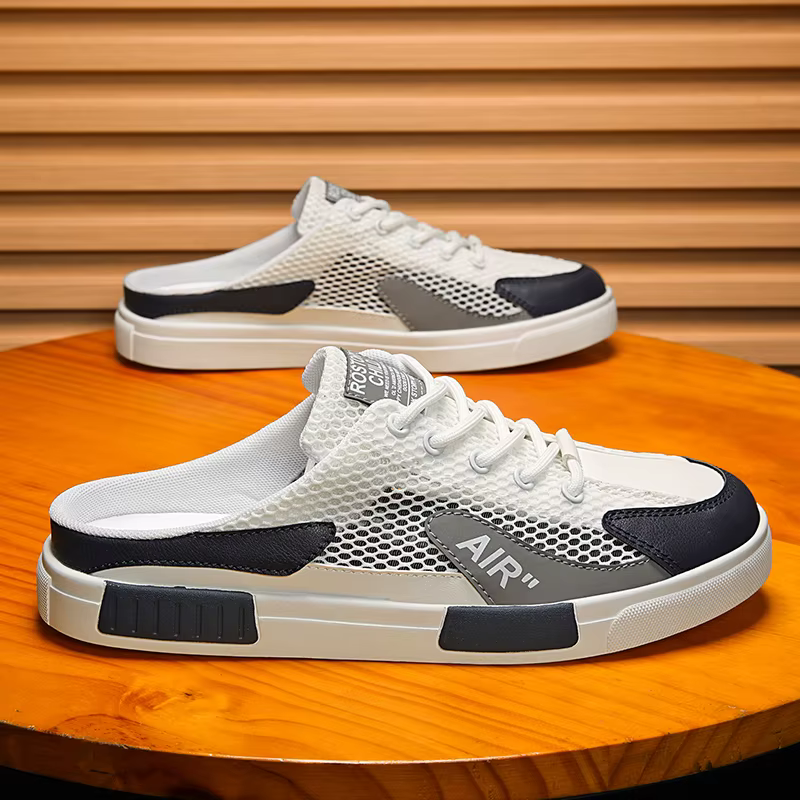 Baskets en Toile Plates Décontractées pour Homme