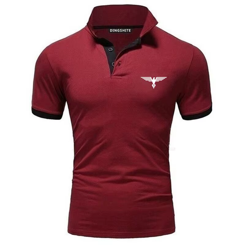 Polo à la mode Scicolor pour hommes, chemise de bureau, t-shirt respirant, haut décontracté, été, nouveau