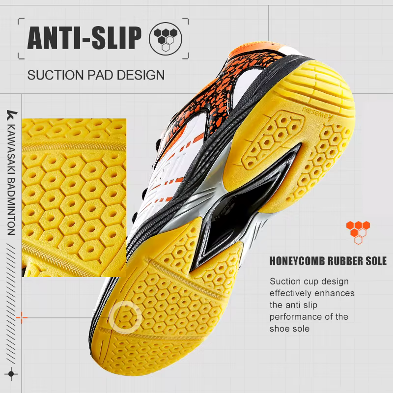 Kawasaki – chaussures de Badminton respirantes et antidérapantes