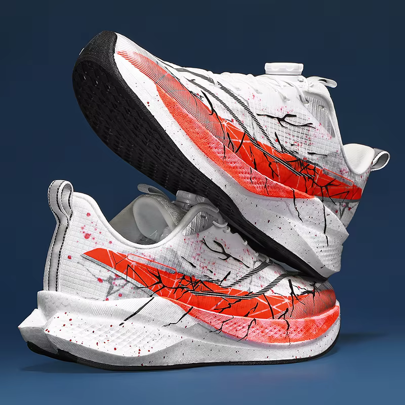 Chaussures de course professionnelles en carbone pour marathon, hommes et femmes, légères, antidérapantes, pour l'entraînement, le tennis