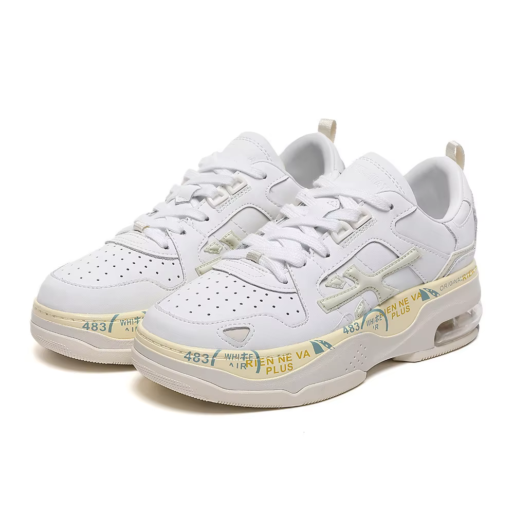 Chaussures de sport respirantes en cuir Premiata pour hommes