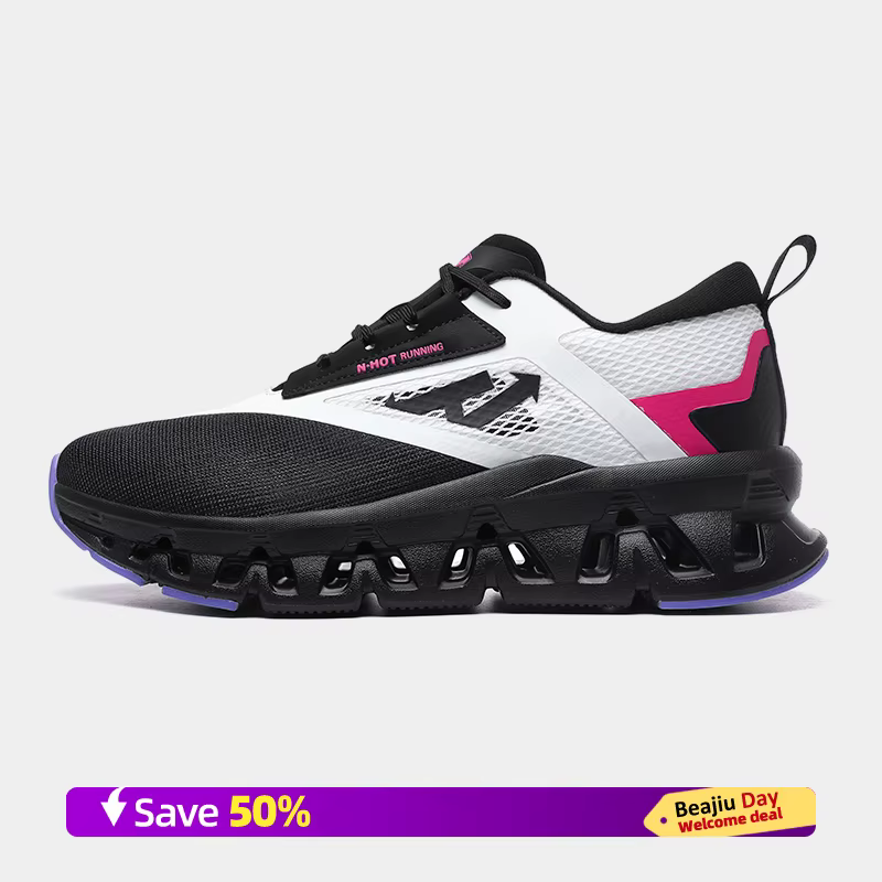 Chaussures de course planche de carbone spécialité Marathon hommes sport respirant léger femmes confortable athlétique antidérapant baskets