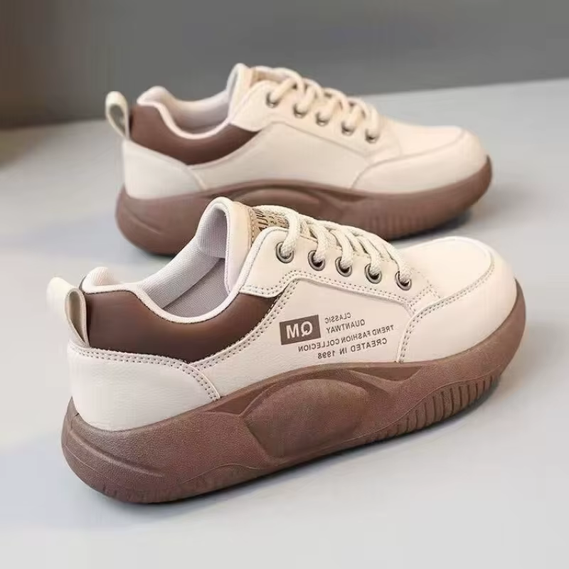 Baskets plateforme color block pour femmes