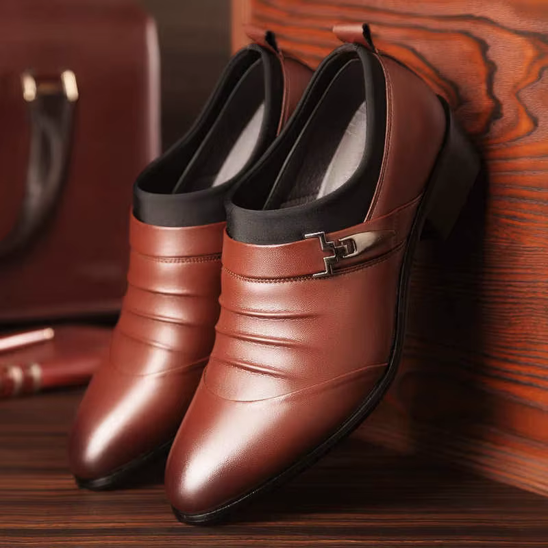 Classique hommes chaussures habillées de luxe Oxfords
