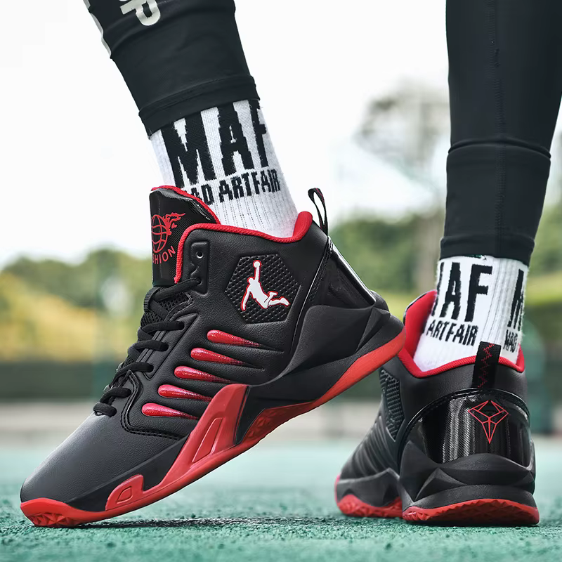 Chaussures de basket-ball respirantes coordonnantes pour hommes et femmes