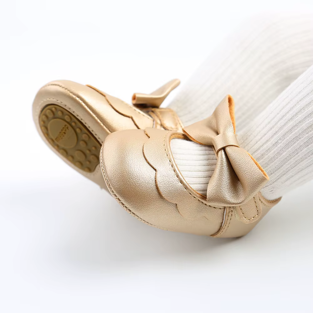 Chaussures de princesse en Pu pour bébé fille