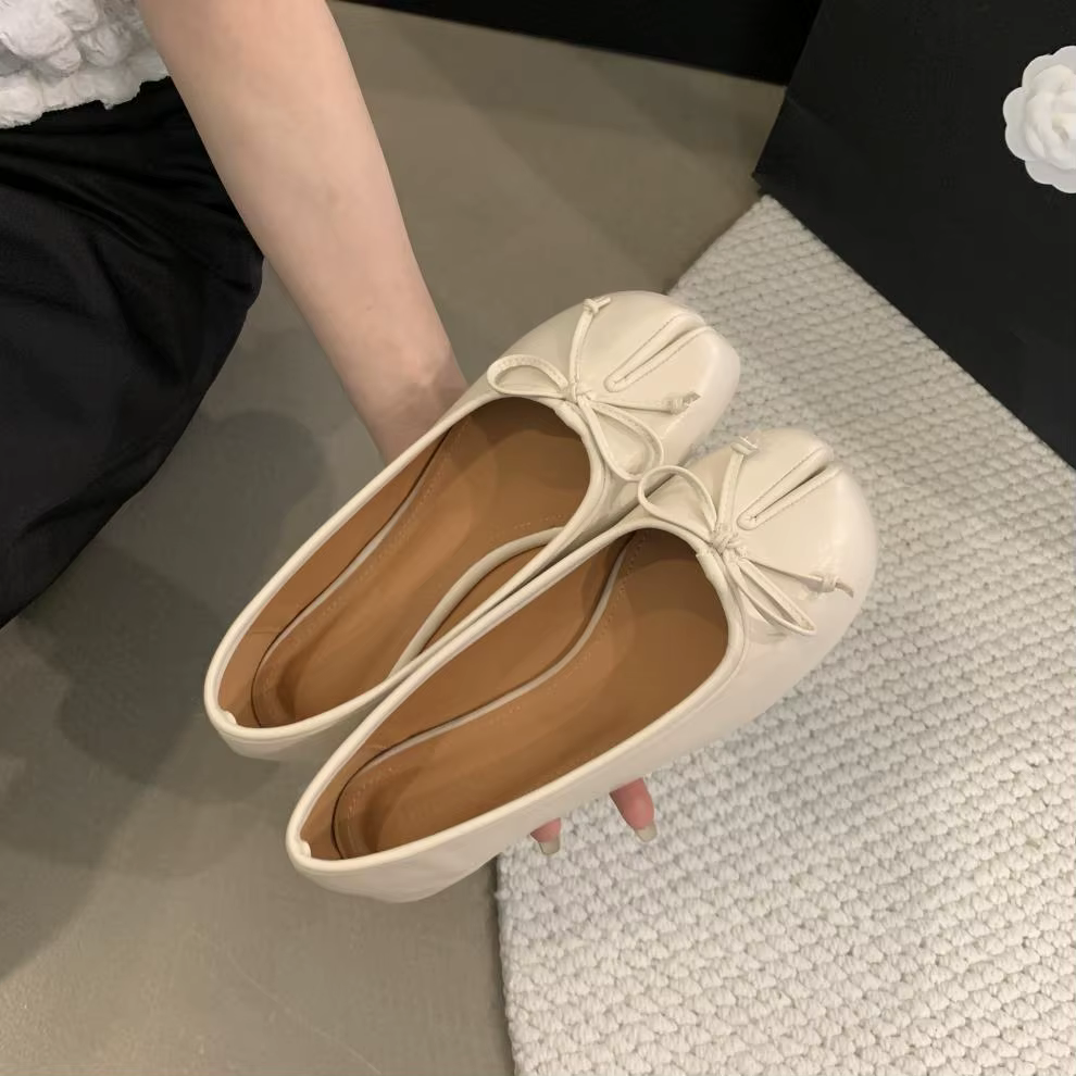 Tabi Ninja – chaussures plates en cuir confortables pour femmes