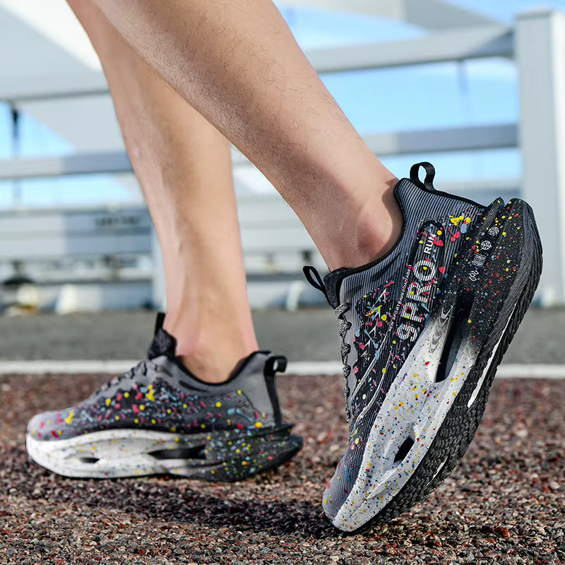 2025 nouvelles baskets pour hommes nuit fluorescente 3.0 plaque de carbone amorti chaussures de course