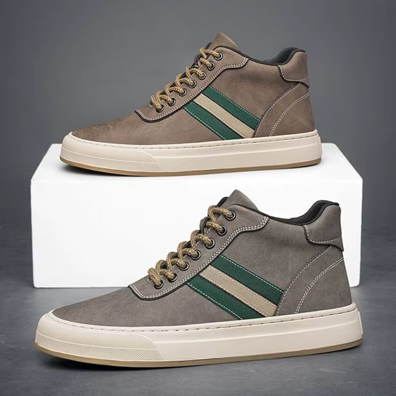 Chaussures d'ascenseur pour hommes augmenter 6cm baskets