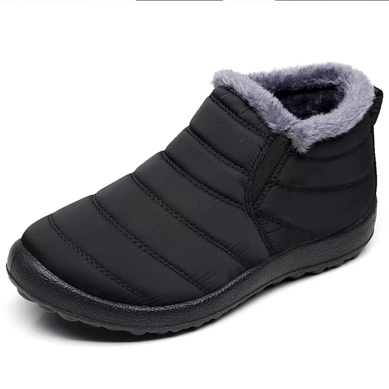Bottes pour hommes sans lacet chaussures d'hiver