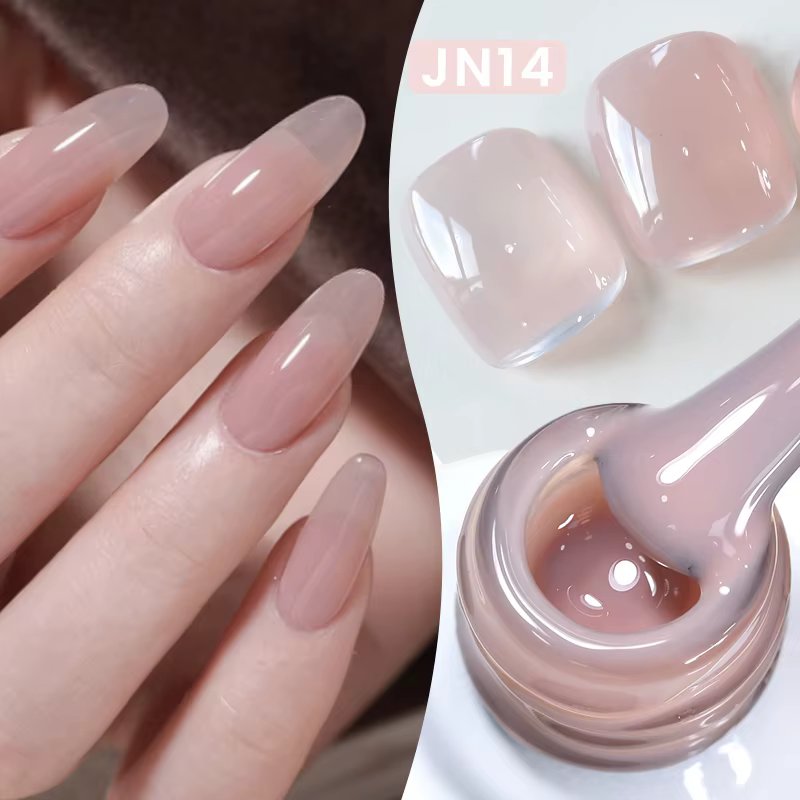 BORN PRETTY gelée Transparent Gel vernis à ongles couleur rose chair UV tremper Gel