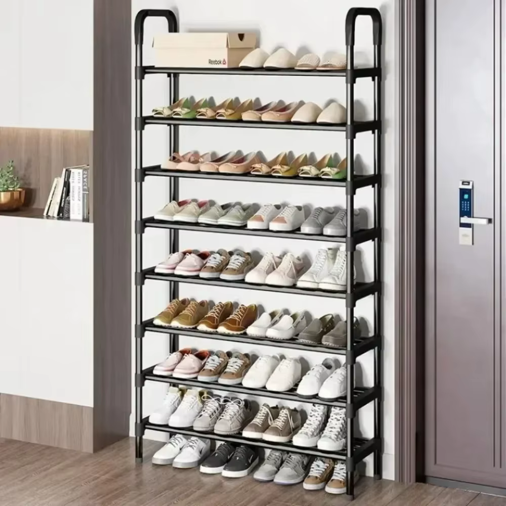Étagère à chaussures multi-niveaux empilable