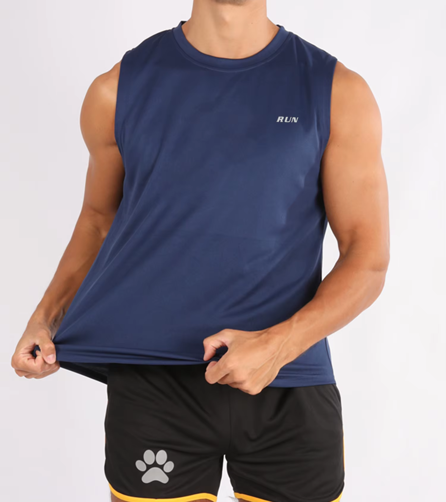 Gilets de Fitness d'été pour hommes, vêtements d'entraînement physique, Fitness de vitesse, chemises amples sans manches, gilets de basket-ball à la mode pour hommes