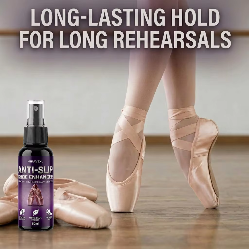 Spray pour chaussures de danse - Améliorateur d'adhérence et antidérapant pour pointes et rubans - Traction instantanée pour le ballet - Portable 30/50ml