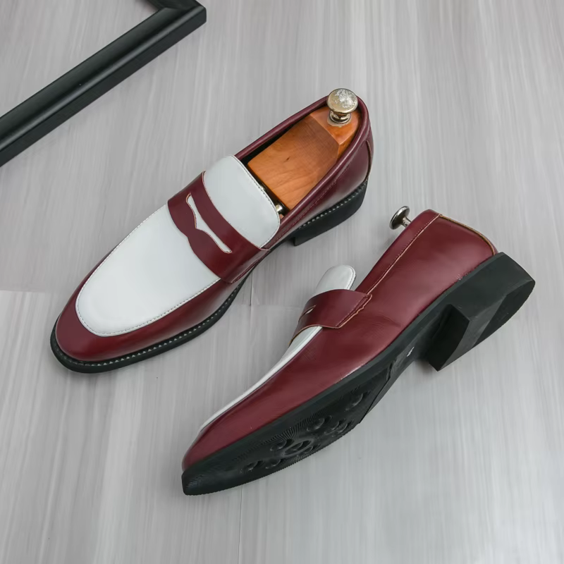 Hommes chaussures pour mariage mocassins 2025 nouveaux